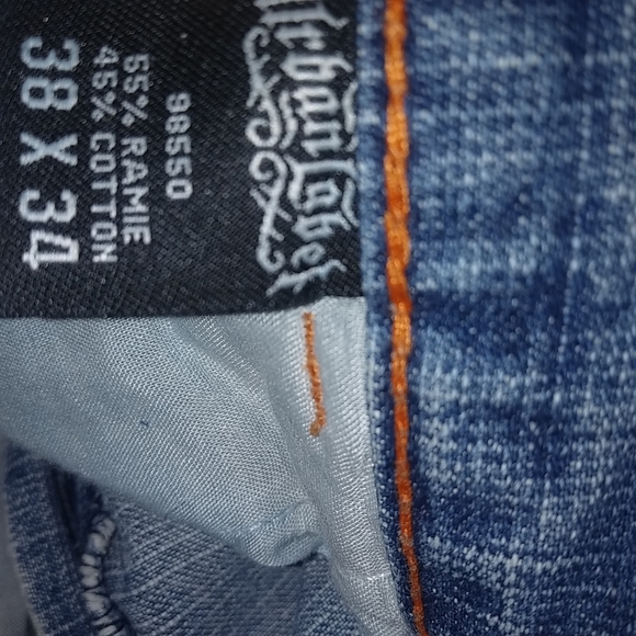 Urban Level Mens 38 Distressed Cutoff Jeans Shorts - Picture 9 of 9